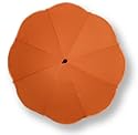 Eckert Sonnenschirm für KiWa, Buggy, Jogger etc, 70 cm, Orange