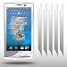 SONY ERICSSON XPERIA X10 CRYSTAL CLEAR LCD SCREEN PROTECTOR 6-IN-1 PACK BY CELLAPOD CASES