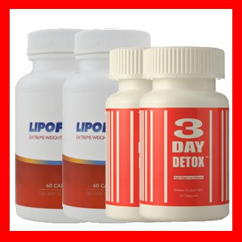 2 BOTTLE OF LIPOFUZE + 2 BOTTLE OF 3 DAY DETOX - PERFECT COMBO TO START YOUR DIET/WEIGHT LOSS