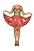 Pink Queen Women's Christmas Dress Printed Mini Skater Flared Dresses