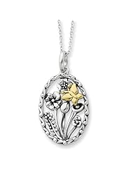 Sterling Silver & Gold-plated Spring A Season of Promise 18in Necklace