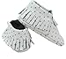 Fashionable Leather Baby Moccasins with Tassels and Gold Dots (18-24 month)