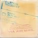 Via Air Mail by Shannon Buck, Original Mixed Media Artwork, 4 x 4