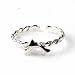 STERLING SILVER TOE RING - 2mm Dolphin