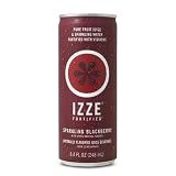 IZZE Fortified Sparkling Juice, Blackberry, 8.4-Ounce Cans (Pack of 24)