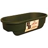 Apollo Plastics L2X64-GREEN 2 by 6 Mount Deck & Fence Railing Planter, 12-Inch by 30-Inch Rectangular, Green