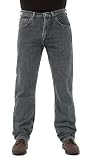 Genuine Wrangler Men's Regular Fit Jeans, Mid Denim