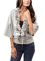 ETOILE DU CACHEMIRE Chaqueta Punto An-120 (Gris)