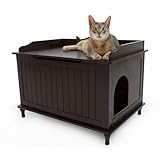 Designer Catbox Litter Box Enclosure in Espresso