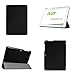 Ultra Slim Lightweight Smart Cover Stand Case for Acer Iconia One 10 B3-a20 (Black)