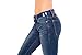 Invisibelt Skinny Lay Flat Women's Belt, Standard Denim