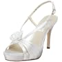 Coloriffics Women's Flower Platform Sandal,White,5.5 M US