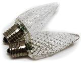 Led C9 White Replacement Bulbs - 25 Lights