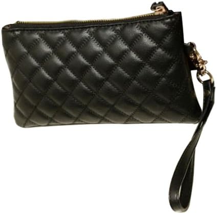 niceeshop(TM) Vintage Women PU Leather Wristlet Wallet Diamond Embossed Clutches Purse With Lock
