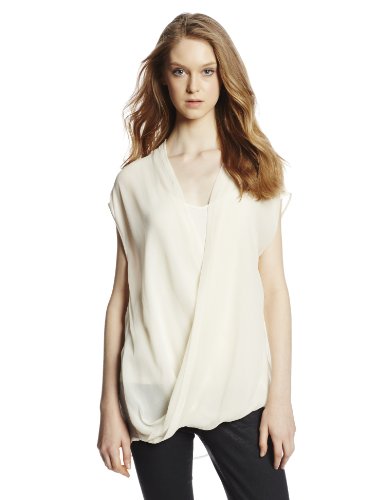 DKNY Jeans Women's High/Low Wrap Top