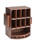 Wooden Mail Organizer -Walnut Finish (Walnut) (17.5"H x 15"W x 9.75"D)