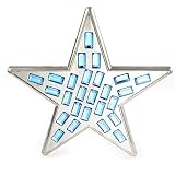 Hip Hop Wholesale - NEW BLUE AND CLEAR STONE STAR BELT BUCKLE