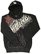 Virtue Virtuous Men's Hooded Zip Sweatshirt - Black