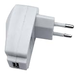 Chargeur secteur USB blanc pour Apple iPod Nano Touch MP3 MP4