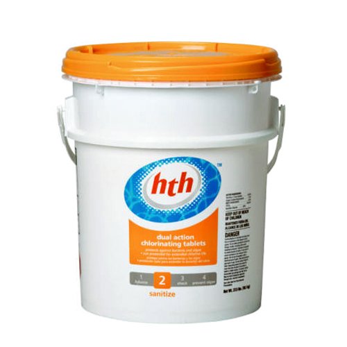 Arch Chemical 41238 HTH 3-Inch Super Chlorinating Tablets, 37-1/2-Pound