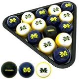 Michigan Wolverines Officially Licensed Billiard Balls by Frenzy Sports