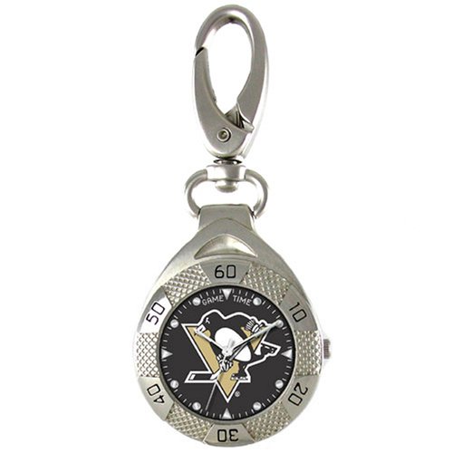 Game Time Men's NHL Pittsburgh Penguins Clip On Watch #HG PIT