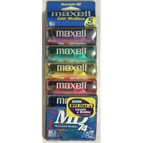 Buy Maxell MD-74 Mini Discs - 5 Pack by Maxell now!