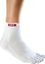 injinji Performance Mini Crew Toesocks,White,Large