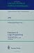 Book Extensions of Logic Programming: International Workshop, Tübingen, FRG, December 8-10, 1989. Proceedings (Lecture Notes in Computer Science)