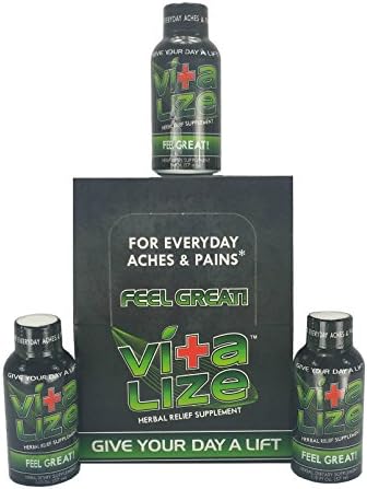 Vitalize Relaxation Herbal Relief Supplement for Everyday Aches & Pains 12ct