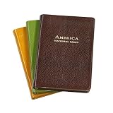 America National Parks and Destination Guide, Genuine Goatskin Leather, 6"