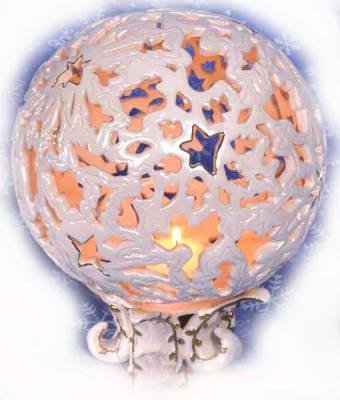 Crystal Snowflake Globe - Sky 2005
