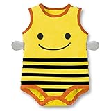 （ワボーズ） Waboatsベビー夏ノースリープマンガトライアングルショーツのロンパー カバーオール ベビーロンパース ベビーカバーオール D 90
