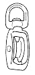 PULLEY SWIVEL EYE 1-1/4" [Misc.]