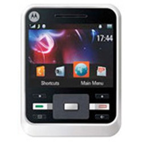 Motorola Motocubo A45 ECO Unlocked Quad-Band GSM phone with 2MP camera, Full QWERTY keyboard, Bluetooth and FM radio - International Version with No Warranty (White)