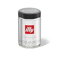 illy Espresso ganze Bohne, dunkle R�stung, Dose mit silber / schwarzem Deckel,  250g
