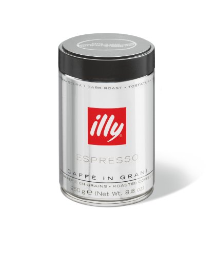 illy Espresso ganze Bohne, dunkle Röstung, Dose 