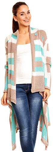 Zeta Ville Womens Waterfall Jacket Cardigan Cape Draped Blazer Knit Coat - 277z