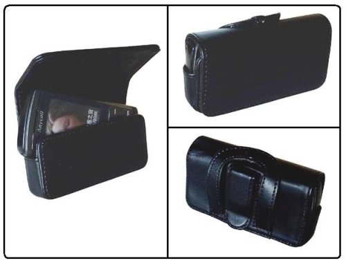 Quertasche Handytasche Ledertasche Etui G&uuml;rteltasche fuer Samsung SGH-i900 i900 Omnia