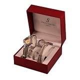 Coffret montre + bracelet + boucles d'oreilles + bague assortis