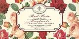 Saponificio Artigianale Fiorentino Red Rose Soap Set From Italy
