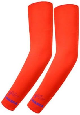 Elixir Golf Naska UV Protection Arm Cooler Sleeve-1 Pair, Orange