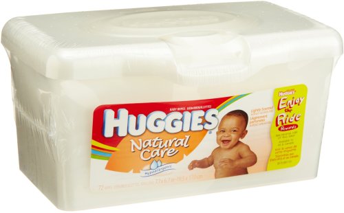 Huggies Natural Care Baby Wipes, Scented, 72-Count Tubs, 8-Pack 576 Wipes.
