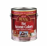 ACE 170A350-6 ROYAL INTERIOR & EXTERIOR ACRYLIC LATEX FLAT BASE - RED TINT (PACK OF 4)