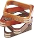 9 Ball Wooden Rack w/ Brass Corners (Oak Finish)