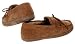 LAMO SHEEPSKIN Moccasin Fleece Faux Sheepskin Mens Slippers Shoes Chestnut