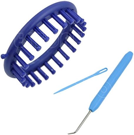 Hot! Blue Round Circle Hat 14CM Classical Knitter Knifty Knitting Knit Loom Kit