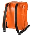 Lucrin - Orange leather Backpack and satchel
