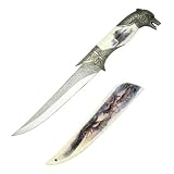 Arctic Wolf Collector Bowie Knife