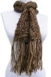 Handmade Scarf - Warm Mocha Blend (100% Hand-knitted)